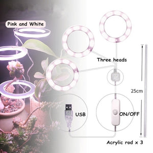 Angel-Ring Plant USB Grow Light