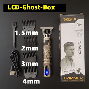 Professional Wireless Metal Hair Clippers