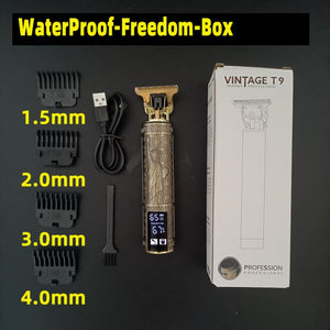 Professional Wireless Metal Hair Clippers