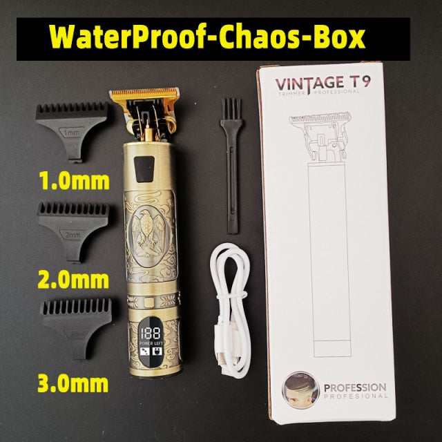 Professional Wireless Metal Hair Clippers